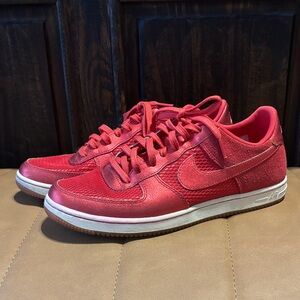 Nike Red Low-Top Sneakers